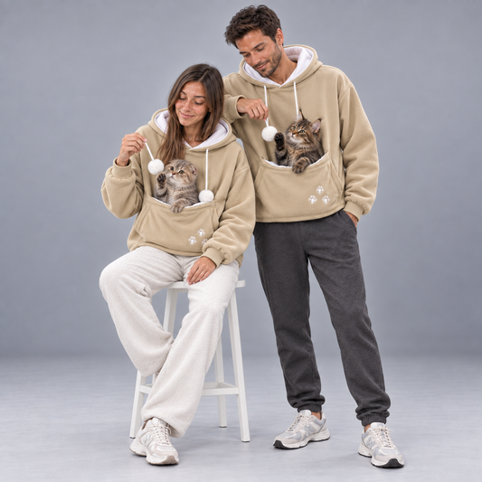Alpine Fleece Cat Hoodie